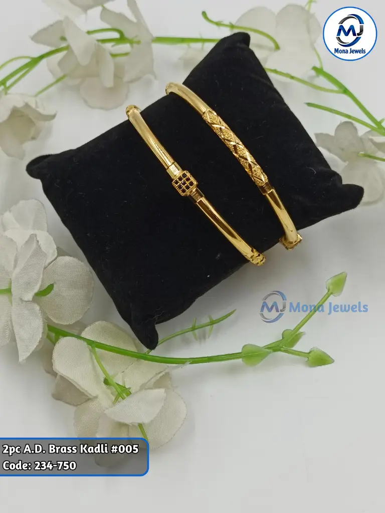 2pc A.D. Brass Kadli #005.webp