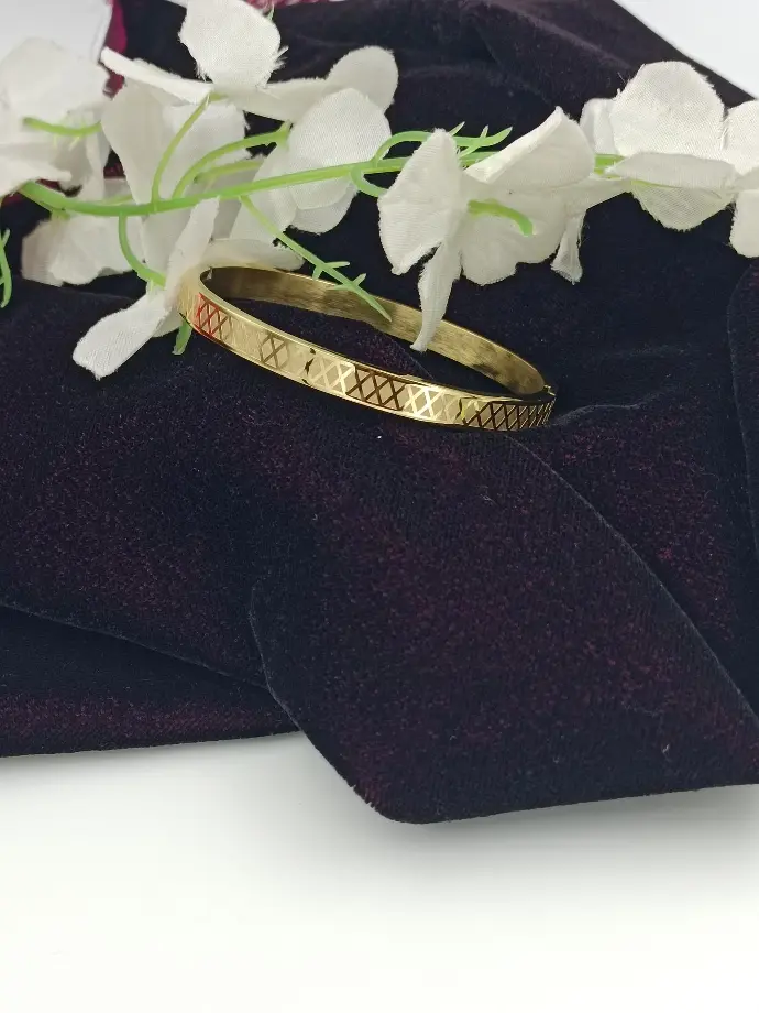 Gents SS Kada - Gold