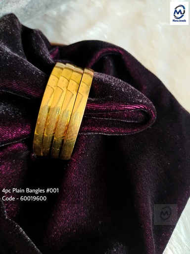 4pc Plain Bangles
