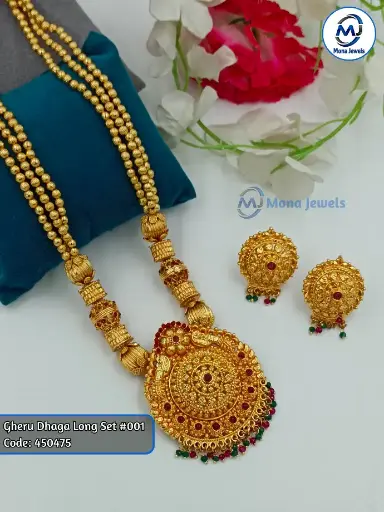 Gheru Dhaga Long Set
