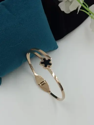 Ladies SS Kada - Rose Gold