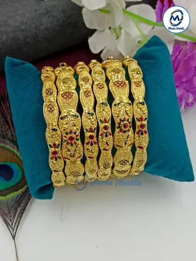 6pc Fancy Bangles (C/M)