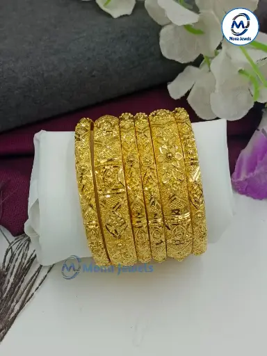 6pc Fancy Bangles (P)