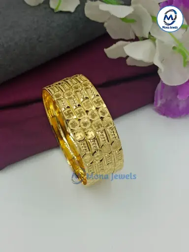 4pc Machine Bangles